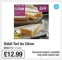 Makro Sidoli Tart Au Citron offer