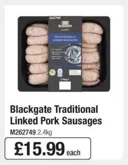 Makro Blackgate Traditional Linked Pork Sausages offer