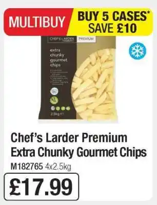 Makro Chef’s Larder Premium Extra Chunky Gourmet Chips offer