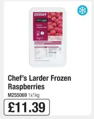Makro Chef’s Larder Frozen Raspberries offer