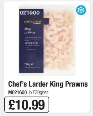 Makro Chef’s Larder King Prawns offer