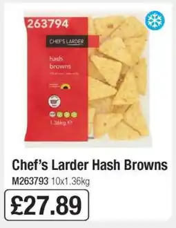 Makro Chef’s Larder Hash Browns offer