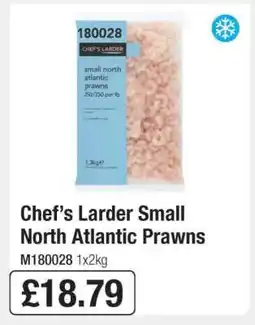 Makro Chef’s Larder Small North Atlantic Prawns offer