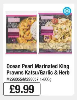 Makro Ocean Pearl Marinated King Prawns Katsu/Garlic & Herb offer