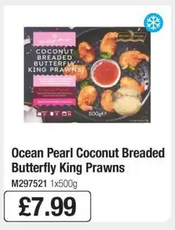 Makro Ocean Pearl Coconut Breaded Butterfly King Prawns offer