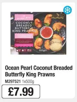 Makro Ocean Pearl Coconut Breaded Butterfly King Prawns offer