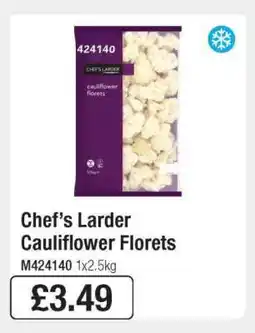 Makro Chef’s Larder Cauliflower Florets offer