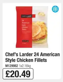 Makro Chef’s Larder 24 American Style Chicken Fillets offer