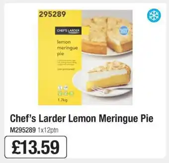 Makro Chef’s Larder Lemon Meringue Pie offer