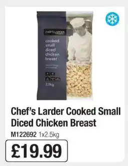 Makro Chef’s Larder Cooked Small Diced Chicken Breast offer