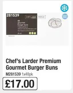 Makro Chef’s Larder Premium Gourmet Burger Buns offer