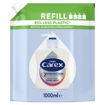 Asda Carex Antibacterial Hand Wash Moisture Refill offer