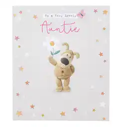 Asda Boofle Auntie Birthday Card offer