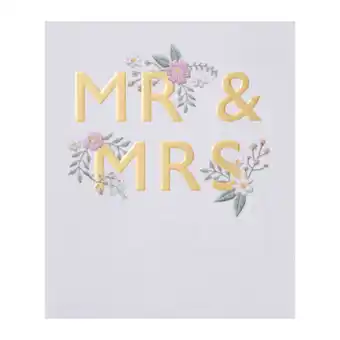 Asda George Home Wedding Card offer