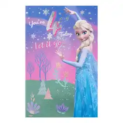 Asda Disney Frozen 4th Birthday Card offer