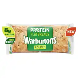 Iceland Warburtons 4 Protein Flatbreads offer