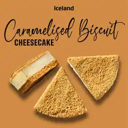 Iceland Iceland Luxury Caramelised Biscuit Cheesecake 380g offer