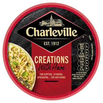 Iceland Charleville Spreadable with Ham 125g offer