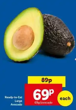 Lidl Ready-to-Eat Large Avocado offer