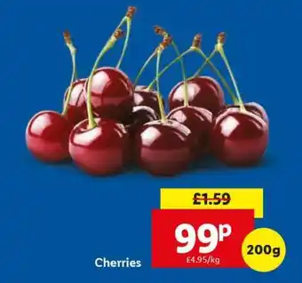 Lidl Cherries offer