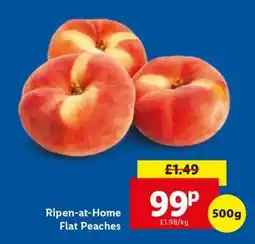 Lidl Ripen-at-Home Flat Peaches offer