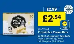 Lidl GELATELLI Protein Ice Cream Bars offer
