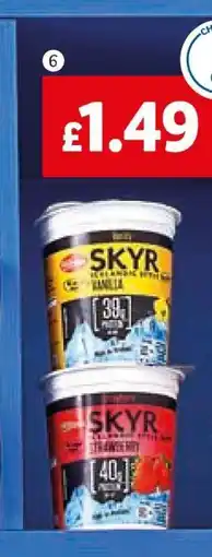 Lidl Skyr Icelandic Style Yogurt offer