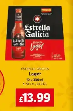 Lidl Estrella Galicia Lager offer