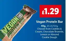 Lidl Vegan Protein Bar offer