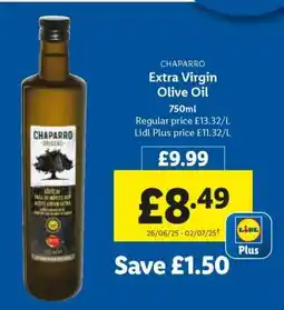 Lidl CHAPARRO Extra Virgin Olive Oil offer