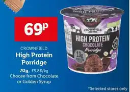 Lidl Crownfield High Protein Porridge offer