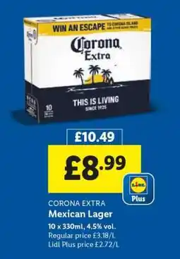 Lidl CORONA EXTRA Mexican Lager offer