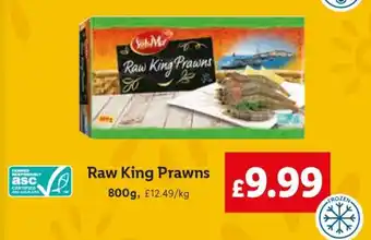 Lidl Raw King Prawns offer