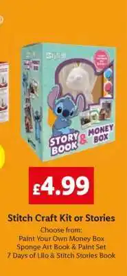 Lidl Stitch Craft Kit or Stories offer