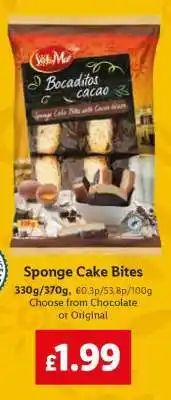 Lidl Sponge Cake Bites offer