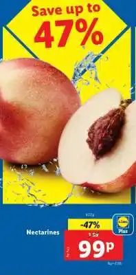Lidl Nectarines offer