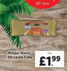 Lidl Alfajor Dulce De Leche Cake offer