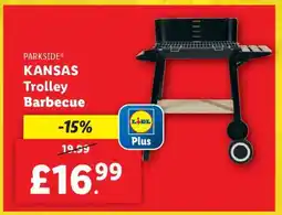 Lidl PARKSIDE KANSAS Trolley Barbecue offer