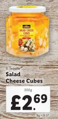 Lidl El Tequito Salad Cheese Cubes offer