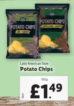 Lidl Latin American Style Potato Chips offer