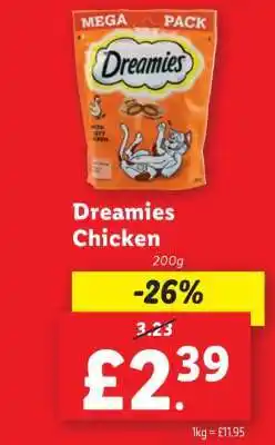 Lidl Dreamies Chicken offer