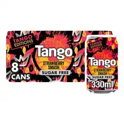 Tesco Tango Strawberry Smash Sugar Free Soft Drink 8 x 330ml offer