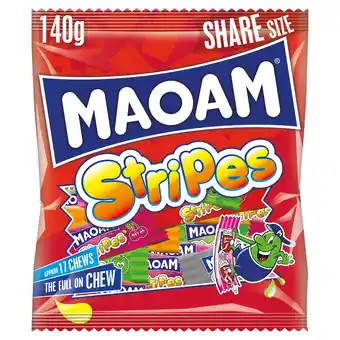 Tesco Maoam Stripes Bag 140g offer