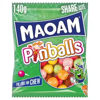 Tesco Haribo Maoam Pinballs 140G (R) offer