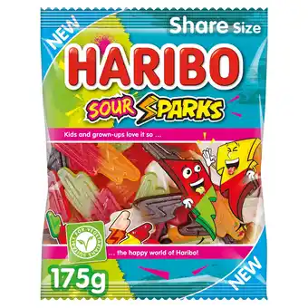 Tesco Haribo Sour Sparks 175G offer