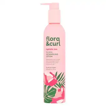 Tesco Flora & Curl Rose Water Detangling Lotion 300ml offer