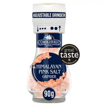 Asda La Drogheria Pink Himalayan Salt Mill Adjustable Grinder 90g offer