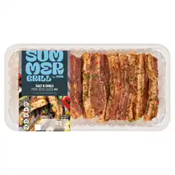 Asda SUMMER GRILL by ASDA Spicy Salt & Chilli Pork Belly Slices 800g offer