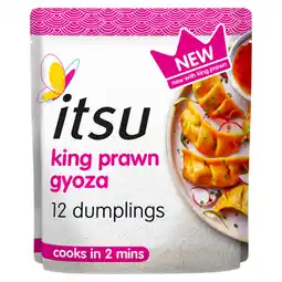Asda Itsu 12 King Prawn Gyoza Dinner Dumplings 234g offer