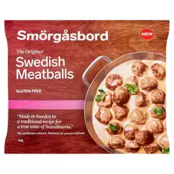 Asda Smorgasbord The Original Swedish Meatballs 1kg offer